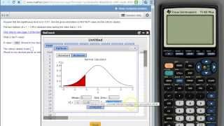 Using stat crunch to find a p-value given a test statistic