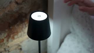 Black LED Touch Lamp by RED5