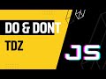 ( Do This & Don't do that ) Temporal Dead Zone [TDZ]