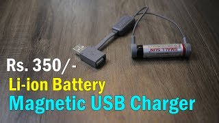 Folomov A1 Li-ion Battery Magnetic USB Charger for Rs. 350 approx