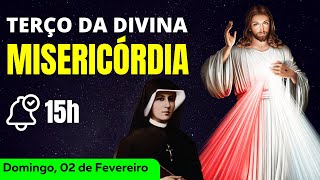 Terço da Misericordia Domingo (02/02/2025) 🙏 Terço da Divina Misericórdia