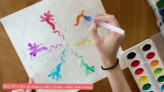 Let’s paint our color wheel!
