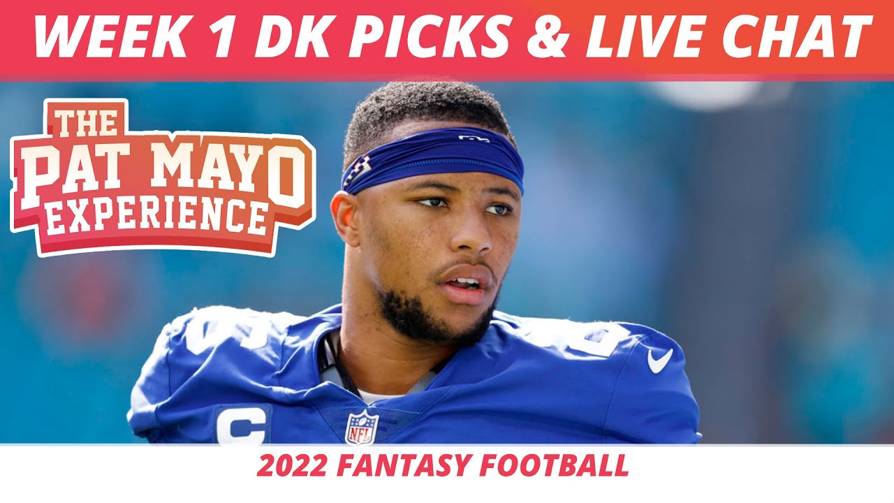 2022 NFL Week 1 DraftKings Picks, Ownership, Live Chat - Daily Fantasy ...