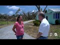 debris still piled up along streets hit by tornado in northern palm beach county