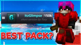 The BEST Bedwars Pack EVER... (ItzGlimpse 150k Pack)