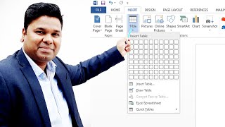 MS Word Table Tutorial With TIPS TRICKS and Important Shortcut Keys Hindi