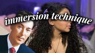 if you can't visualize, try immersion instead