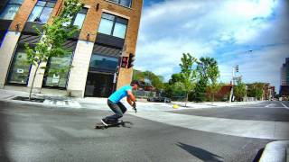 Downtown Montreal Longboarding