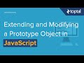 JavaScript Video Tutorial - Extending a Prototype Object and Modifying It