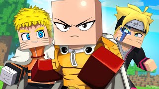 SAITAMA no MUNDO de NARUTO MINECRAFT !