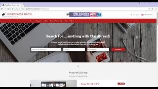 Creating An Ad Listing As A Customer With Classipress