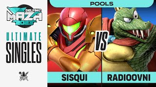 DELFINO MAZA 2023: Sisqui (Samus) vs RadioOvni (King K Rool | Wolf) - Pools - SSBU