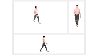 Walk Reference – Casual - Male | 60fps | Body Mechanics for Animation