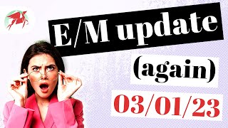NEW 2023 E/M updates - AMA Technical corrections 03/01/23