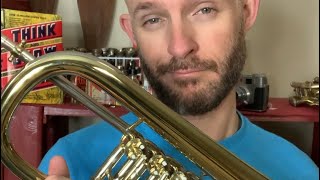 VINTAGE  FLUGELHORN: YORK ARTIST vs CERVENY CFH501