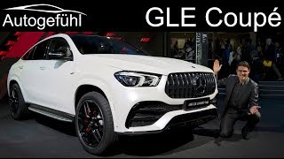 all-new Mercedes GLE Coupé REVIEW 53 AMG vs 400d Premiere Exterior Interior 2020