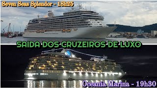 Uma Bela Saída dos Luxuosos Cruzeiros: Seven Seas Splendor e Oceania Marina - 21/01/2025