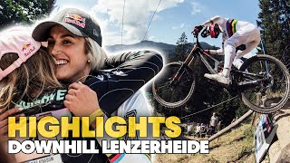 Race Highlights from Lenzerheide | UCI Downhill MTB World Cup 2021