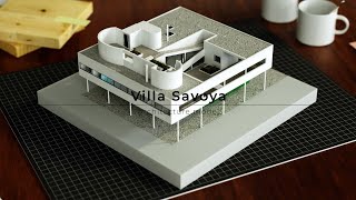 サヴォア邸 architecture model