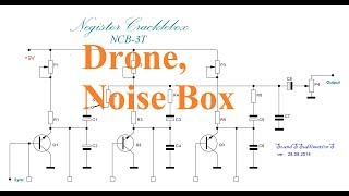 Negistor Cracklebox Drone and Noise  Generators Test 1