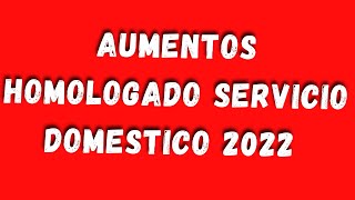 🚀AUMENTO REMUNERACION SERVICIO DOMESTICO 2022  #noticiasafip
