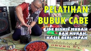 Pelatihan Pembuatan Bubuk Cabe Di Sleman, Ide Bisnis Baru di Masa Pandemi. Atasi Harga Cabe Anjlok.