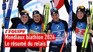 Mondiaux biathlon 2024 - Irrésistibles, les Bleues remportent un titre historique sur le relais !