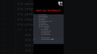Try creating Captain america's shield with python turtle graphics #python