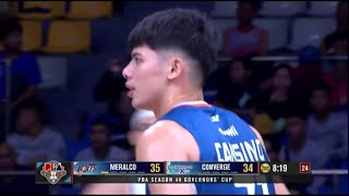 CJ Cansino FIRESTARTS Meralco in 2Q vs Converge | PBA Season 49 Governors' Cup