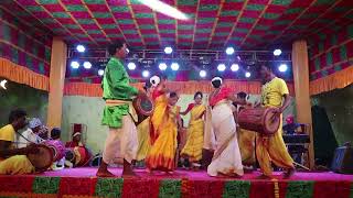 Jhumar dance at pipilia, Keonjhar on the occasion of desh Karam