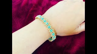 Dainty Simple Beaded Bracelet || How to make Beaded Bracelet || DIY Beaded Bracelet