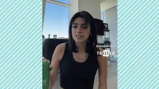 DIXIE DAMELIO UNSEEN VIDEO DOING DRINK REVIEWS 😭 #DixieDamelio #TikToks #Triller #Shorts #TikTok