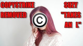 Suzy Lu Removes the Copystrike \u0026 \