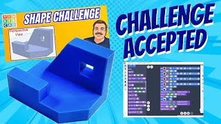 Tinkercad Code Blocks Crush the Shape Challenge