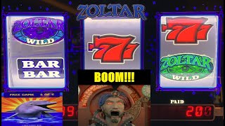 NEW! 5x Pay Zoltar slot! Nice wins! + Multiple Bonuses on Magic Pearl Slot machine! Flipper!!