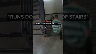 Prisoners attempt to escape and THIS happens… #bodycam #police #courtroom