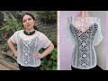 ¿COMO TEJER UNA BLUSA QUIMONO A CROCHET ?  TODAS LAS TALLAS. FÁCIL DE HACER How to knit a blouse?