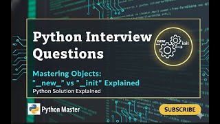 Python # 0009 # what is difference between __new__ and __init__ method?