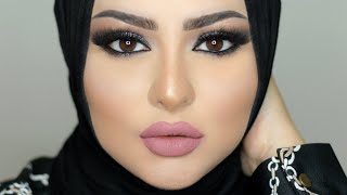 GLITTER SMOKEY EYES |MARWA YEHIA| مكياج عيون سموكي بالجليتر مع مروة يحيي