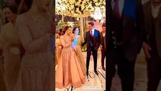 minal khan with ahsan khan walima video #short #aimankhan #minalkhan #walima #viral