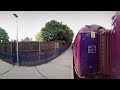 3d 360 degree video of train journey reading to reading west station