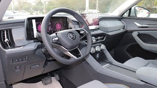 سكودا كودياك 2025 الشكل الجديد الفئه الثانيه لون فضي New Skoda Kodiaq Lounge