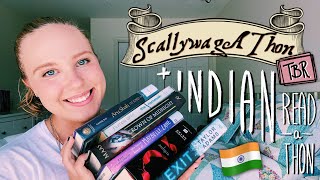 INDIAN READATHON 🇮🇳 + SCALLYWAGATHON 🏴‍☠️ TBR | August 2020