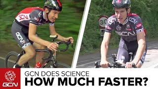 How Much Faster Is An Aerodynamic Position? GCN Does Science