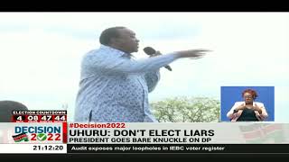 Uhuru to Kenyans: Don't elect liars