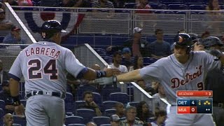 DET@MIA: Saltalamacchia extends lead with a double