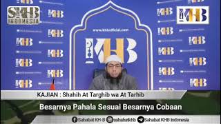 Besarnya Pahala sesuai dengan Besarnya Cobaan!!! Ustadz Khalid Basalamah