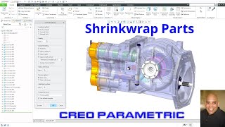 Creo Parametric - Shrinkwrap Parts