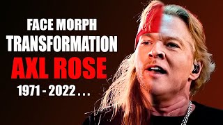Axl Rose - Transformação Face Morph Evolution (1971 - 2022)