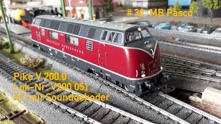 # 32 Piko V200  # 59709 - 4 Diesel Neu AC mit Sound  Modelleisenbahn H0